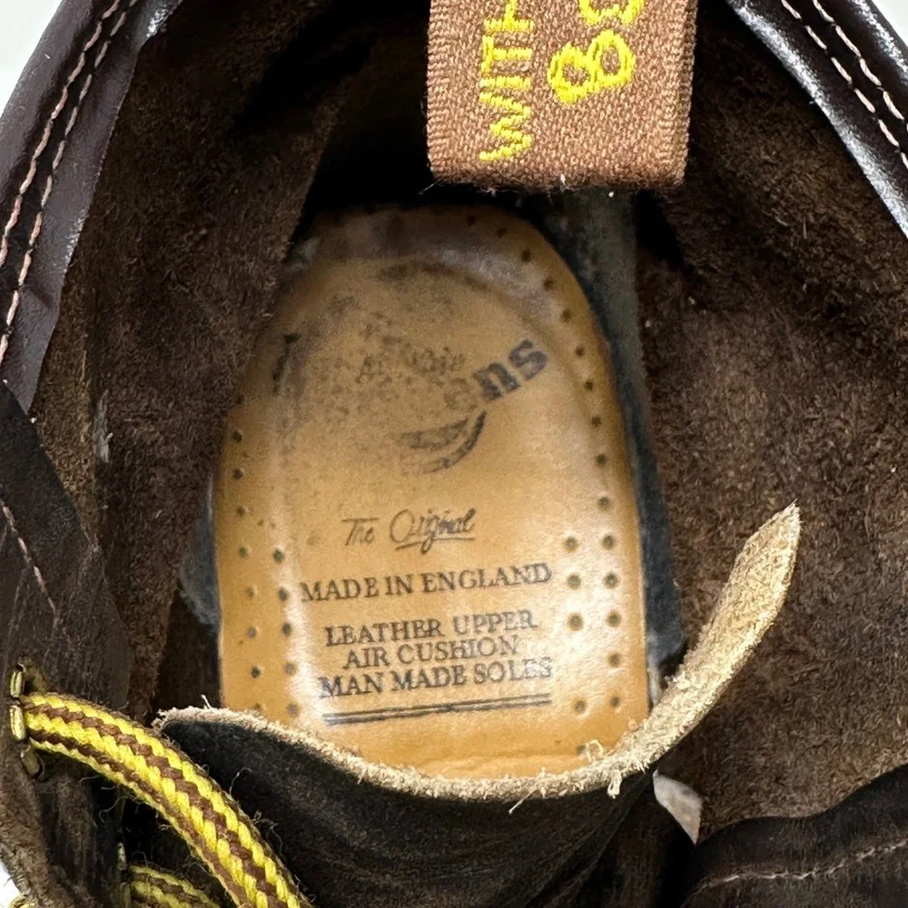 Dr Martens 1460 Crazy Horse Vintage 90s Boots Brown Leather England 9 UK 10 US